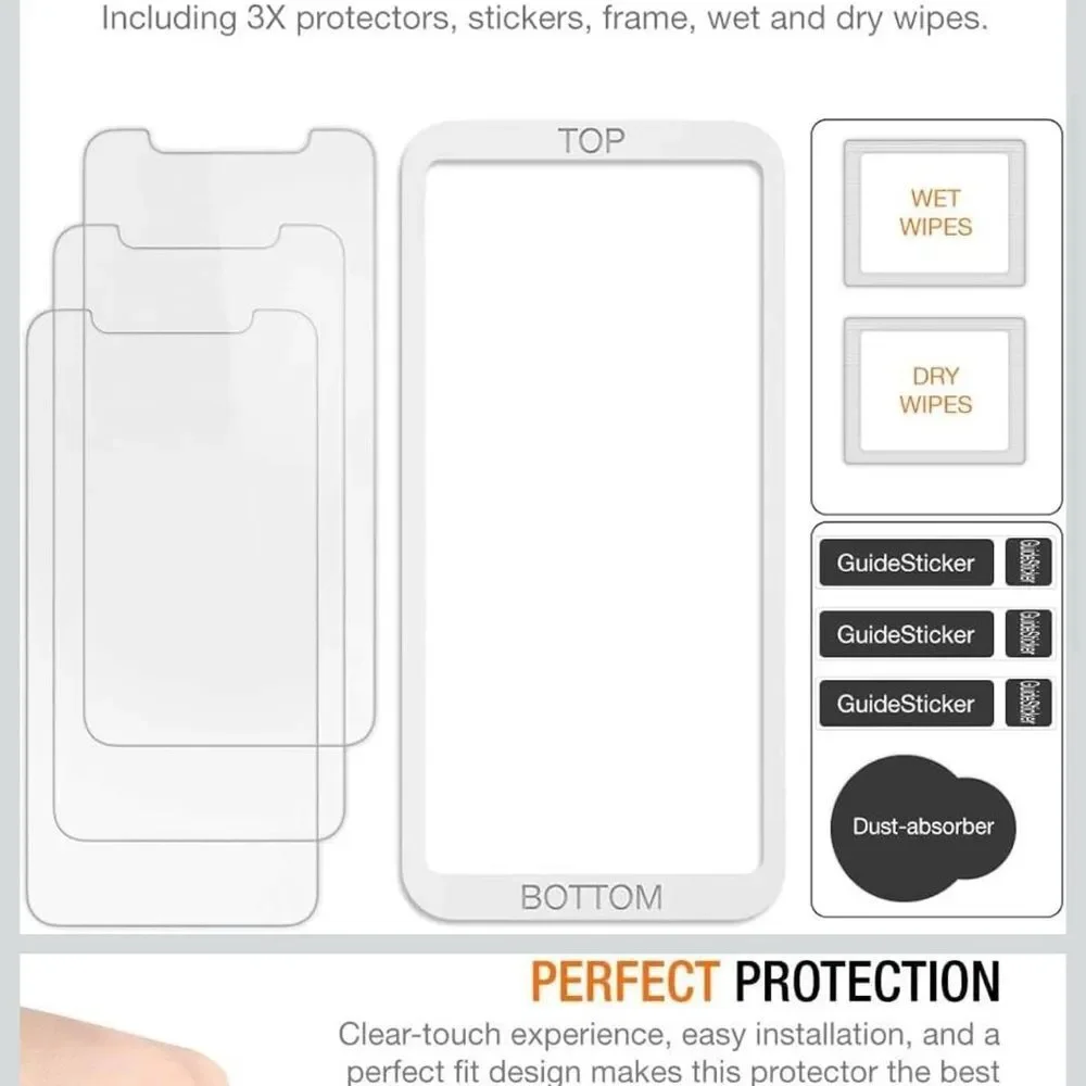 Trianium (3 Pack)Glass Screen Protector For Apple iPhone 11 Pro Max iPhoneXS Max